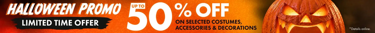 Up to 50% OFF selected Halloweem items