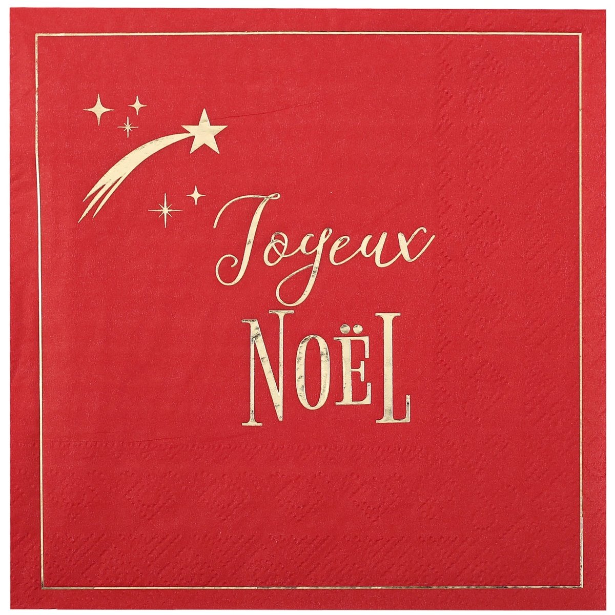 Étoile Filante Rouge - Lunch Napkins 10/Pkg