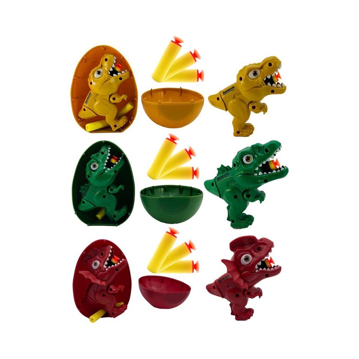A1 DISTRIBUTION Toys & Games Dino Blast Dart Launcher, Assortment, 1 Count 847589040917