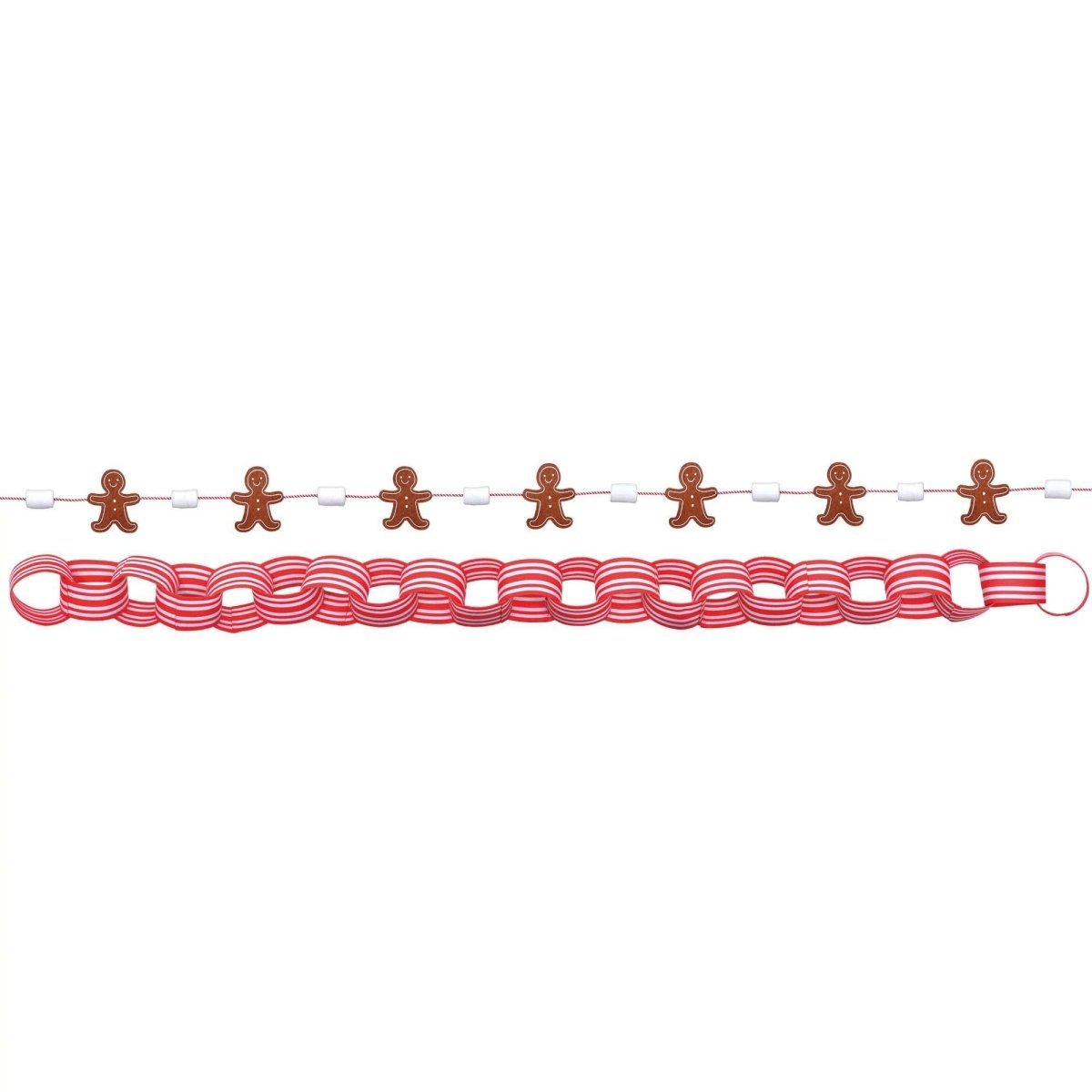 AMSCAN CA Christmas Cocoa Bar Christmas Garlands, 2 Count 192937472774