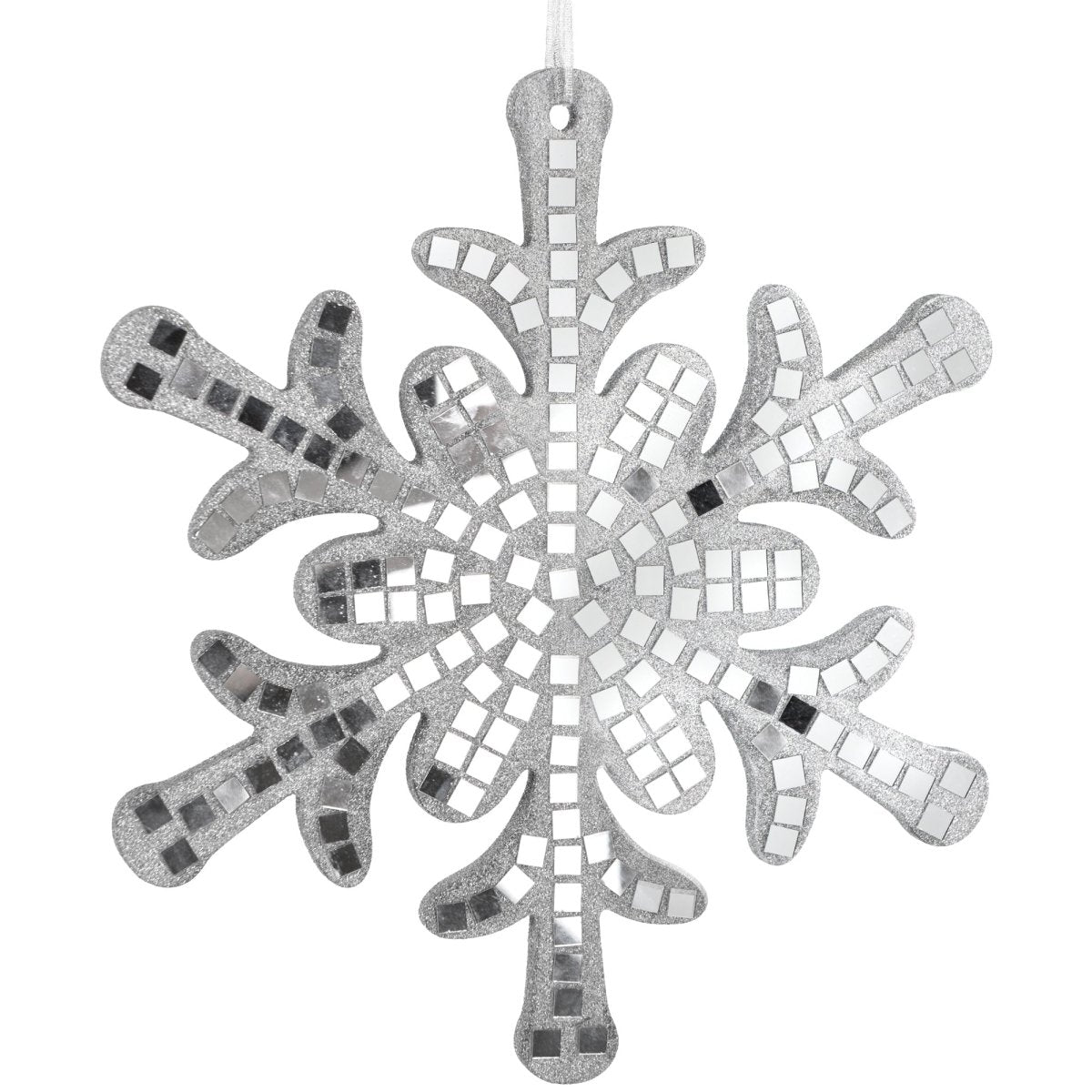 AMSCAN CA Christmas Snowflake Hanging Decoration, 14 Inches, 1 Count 192937473054