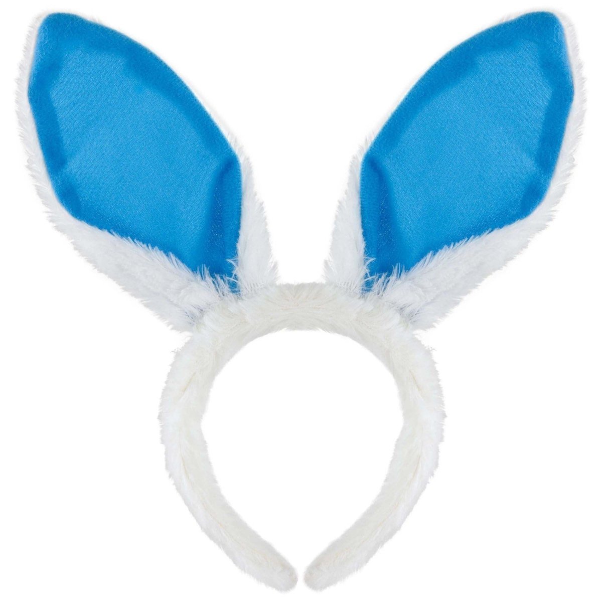 AMSCAN CA Easter Easter Blue Bunny Ears Headband, 1 Count 192937464885