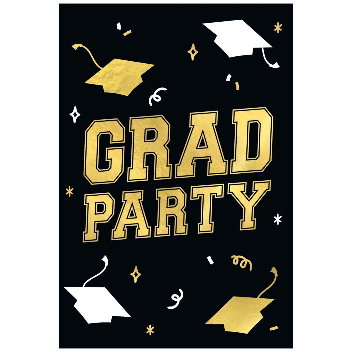 AMSCAN CA Graduation Achievement's Key Invitations, 8 Count 192937316870