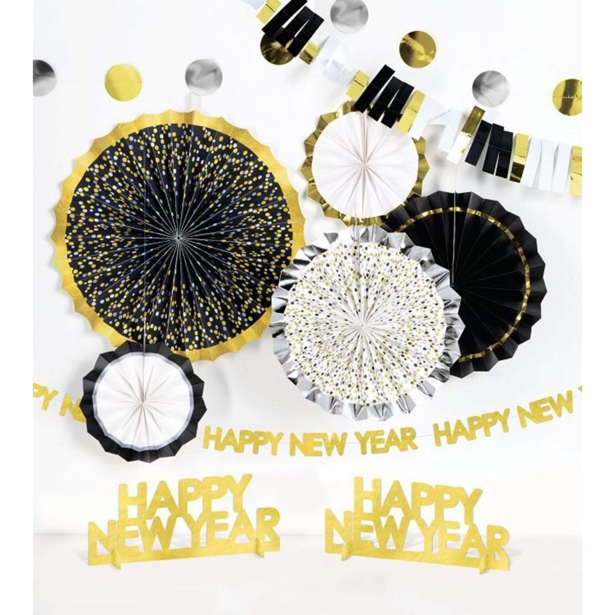 AMSCAN CA New Year Happy New Year Decorating Kit, 10 Count 192937543160