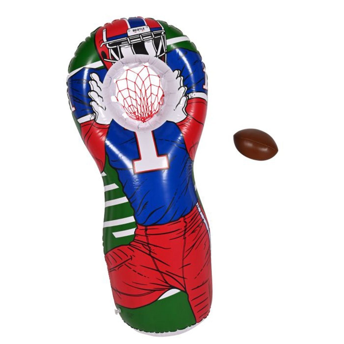 BEISTLE COMPANY Superbowl Inflatable Football Player Game, 1 Count 034689239666