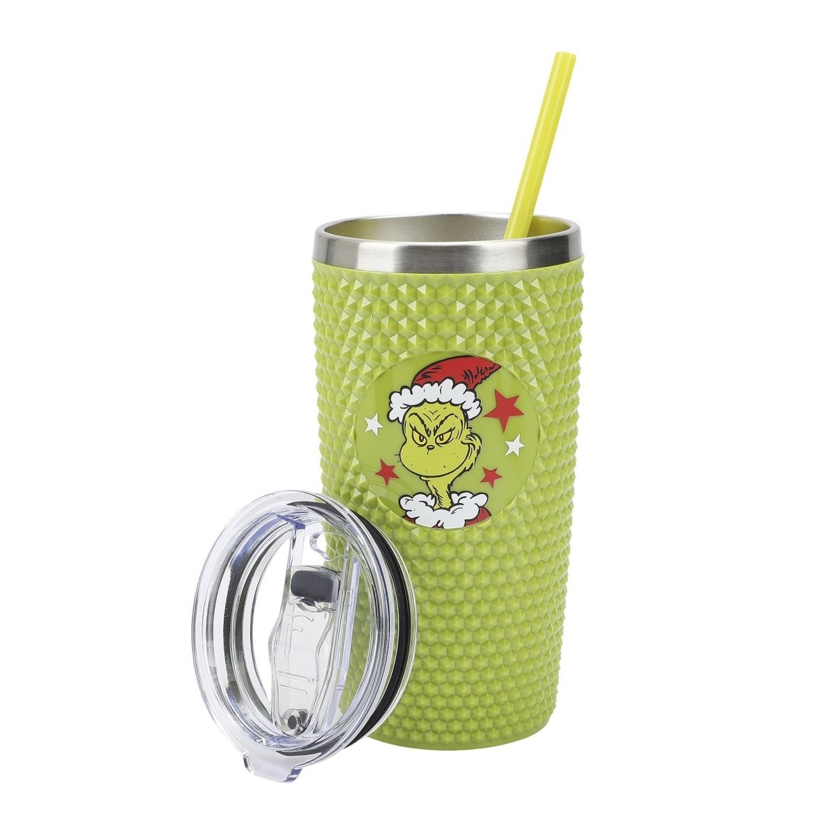 BIOWORLD Christmas Grinch Spike Tumbler, Dr. Seuss, 20 Oz, 1 Count
