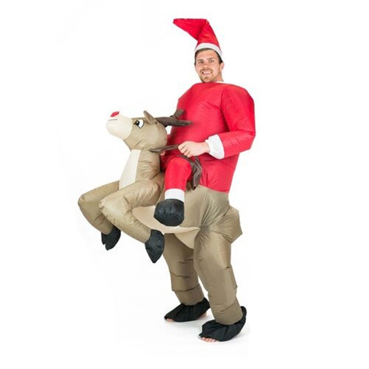 BODYSOCKS Costumes Inflatable Reindeer Costume for Adults 5060298040367
