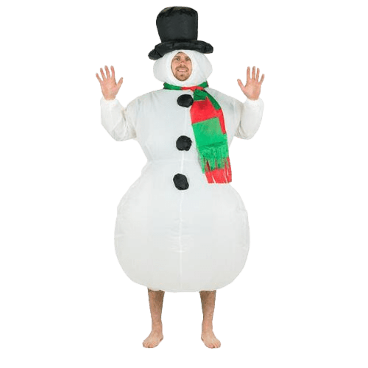 BODYSOCKS Costumes Inflatable Snowman Costume for Adults 5060298046383