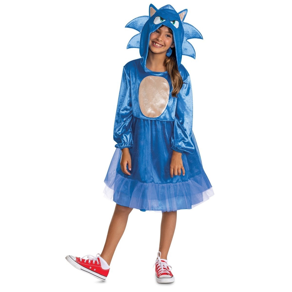DISGUISE (TOY-SPORT) Costumes Sonic Dress Costume for Kids, Hooded Dress
