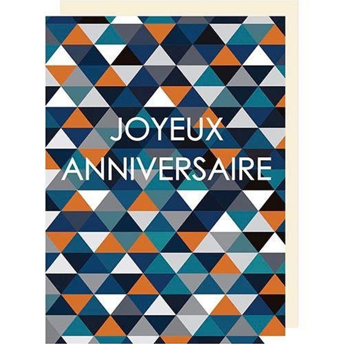 DISTRIBUTION INCOGNITO Greeting Cards Giant Birthday Card, "Joyeux Anniversaire", 1 Count 3700572796208