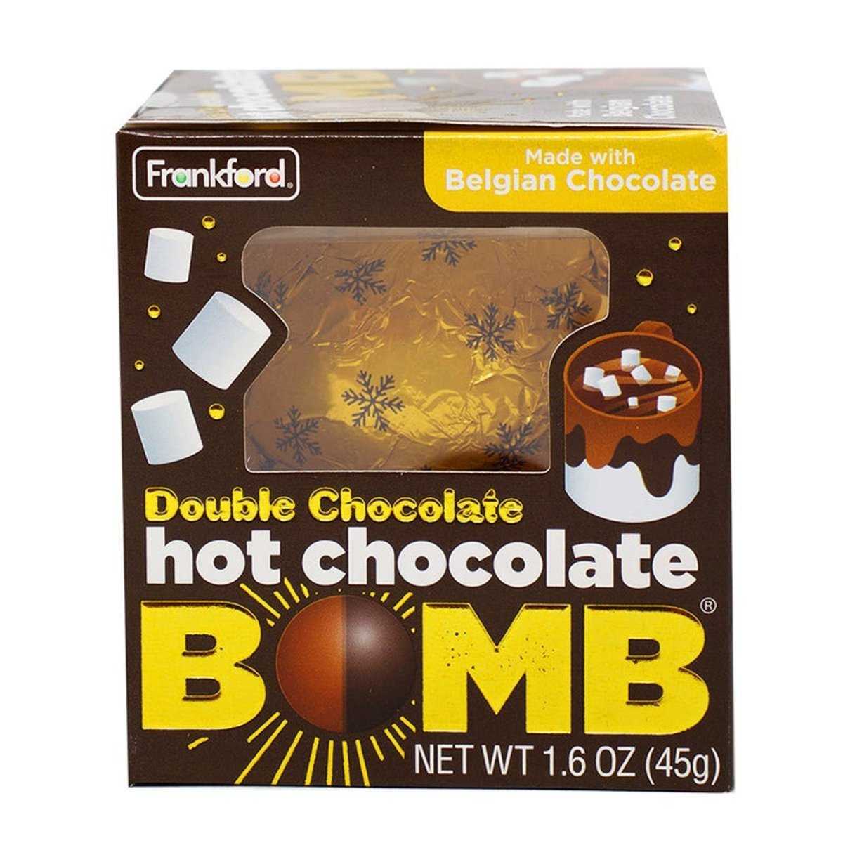 DISTRIBUTION JJ CANDY Christmas Hot Chocolate Bomb, 35g, 1 Count 041376411823