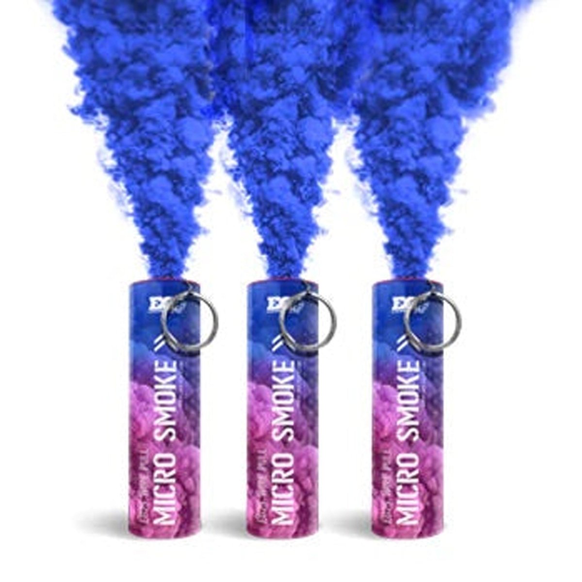 EG CANADA Fireworks Gender Reveal Blue Smoke Bomb, 3 Count 5060444736403