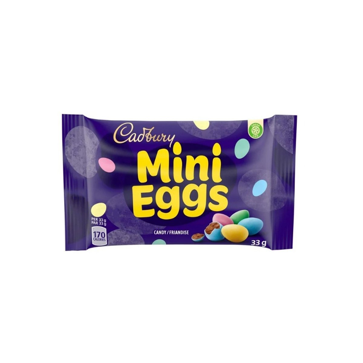 GROUPE BEAUDRY Impulse Buying Cadbury Mini Eggs, 33g, 1 Count 061200012675