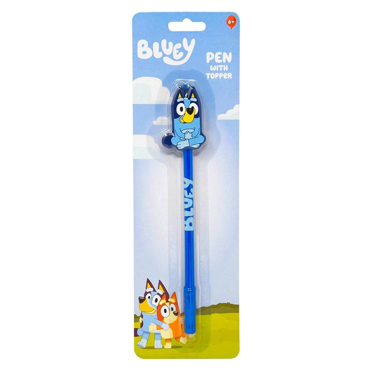 GROUPE RICOCHET Impulse Buying Bluey Pen with Shaped Topper, 1 Count 191537183912
