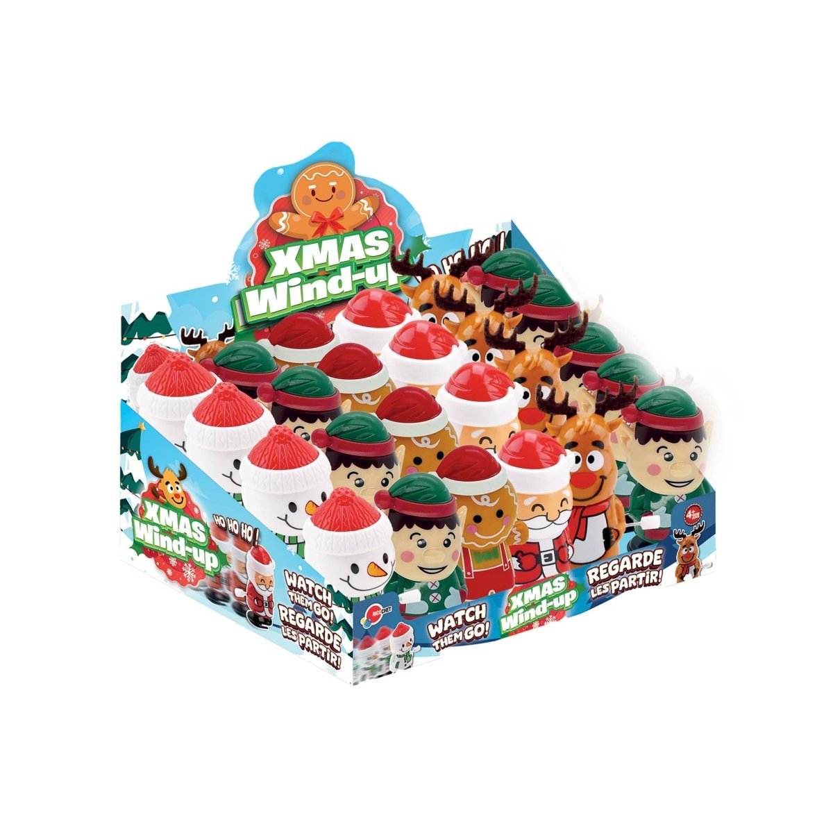 GROUPE RICOCHET Impulse Buying Christmas Wind-Up Figures, Assortment, 1 Count 824464120735