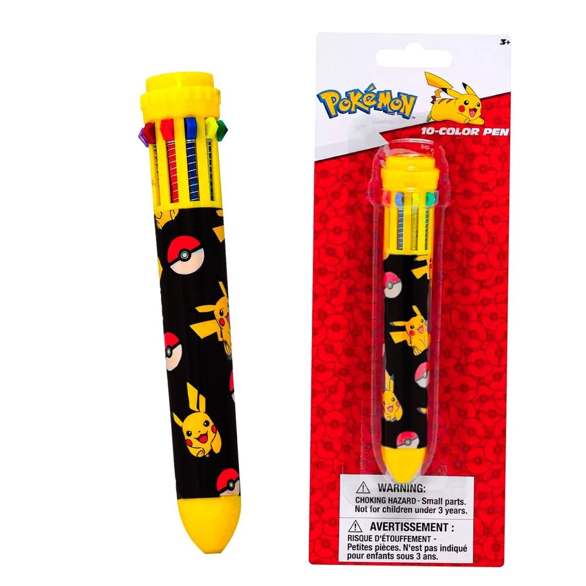 GROUPE RICOCHET Impulse Buying Pokémon 10 Colour Pen, 1 Count 191537146023