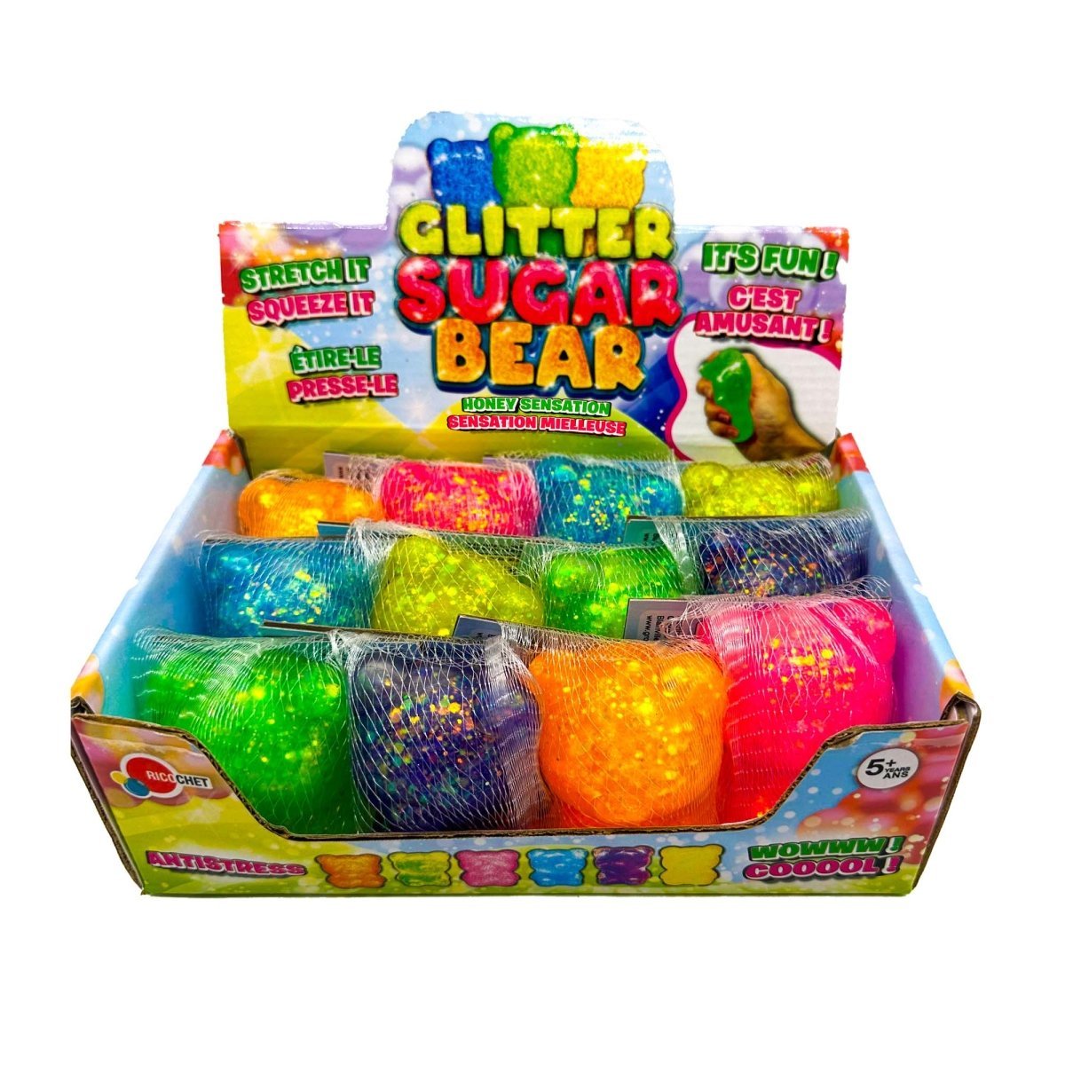 GROUPE RICOCHET Impulse Buying Smooshy Bear, Assortment, 1 Count