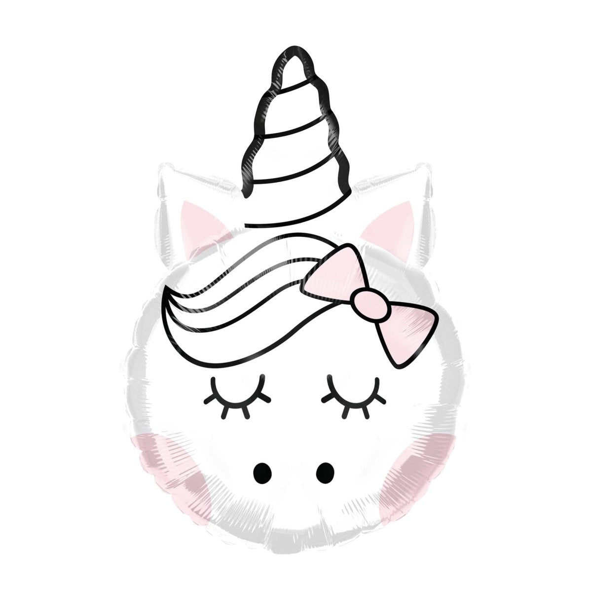 Guangzhou Mei Qi Ai Garment Co., Ltd. Balloons Kawaii Unicorn Supershape Foil Balloon, 20 Inches, 1 Count 810077659960