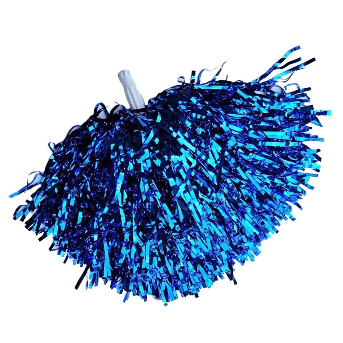 HMS NOUVEAUTE LTEE Sports Theme Cheerleading Pom Poms, Blue, 2 Count 057543466251