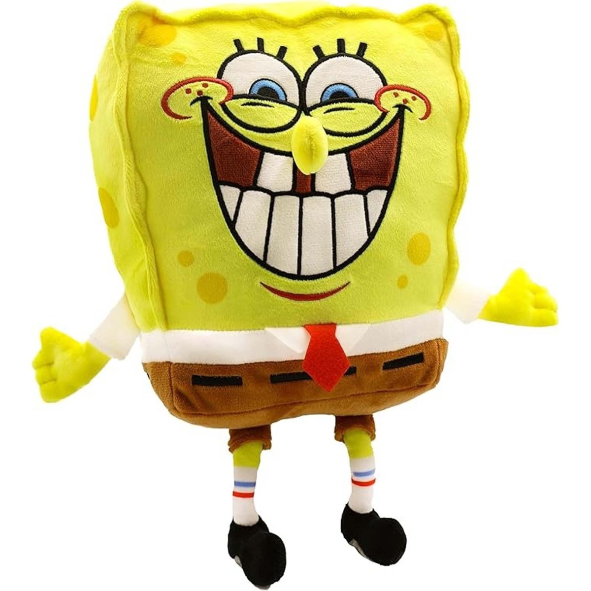 IMPORT DRAGON Plushes Smiling Sponge Bob Plush, 13 Inches, 1 Count 672781921821