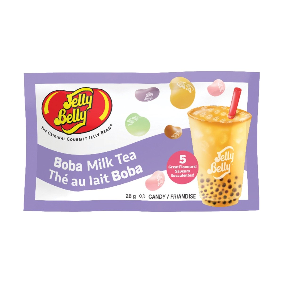 JELLY BELLY Candy Jelly Belly Boba Milk Tea Mix, 28g, 1 Count 071570018740