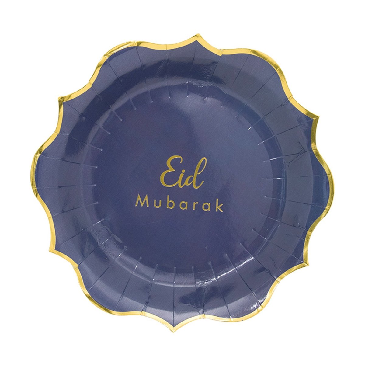 JIATAO INDUSTRY (SHANGHAI) CO,. Limited Eid Eid Celebration Large Lunch Paper Plates, 9 Inches, 8 Count 810120718248