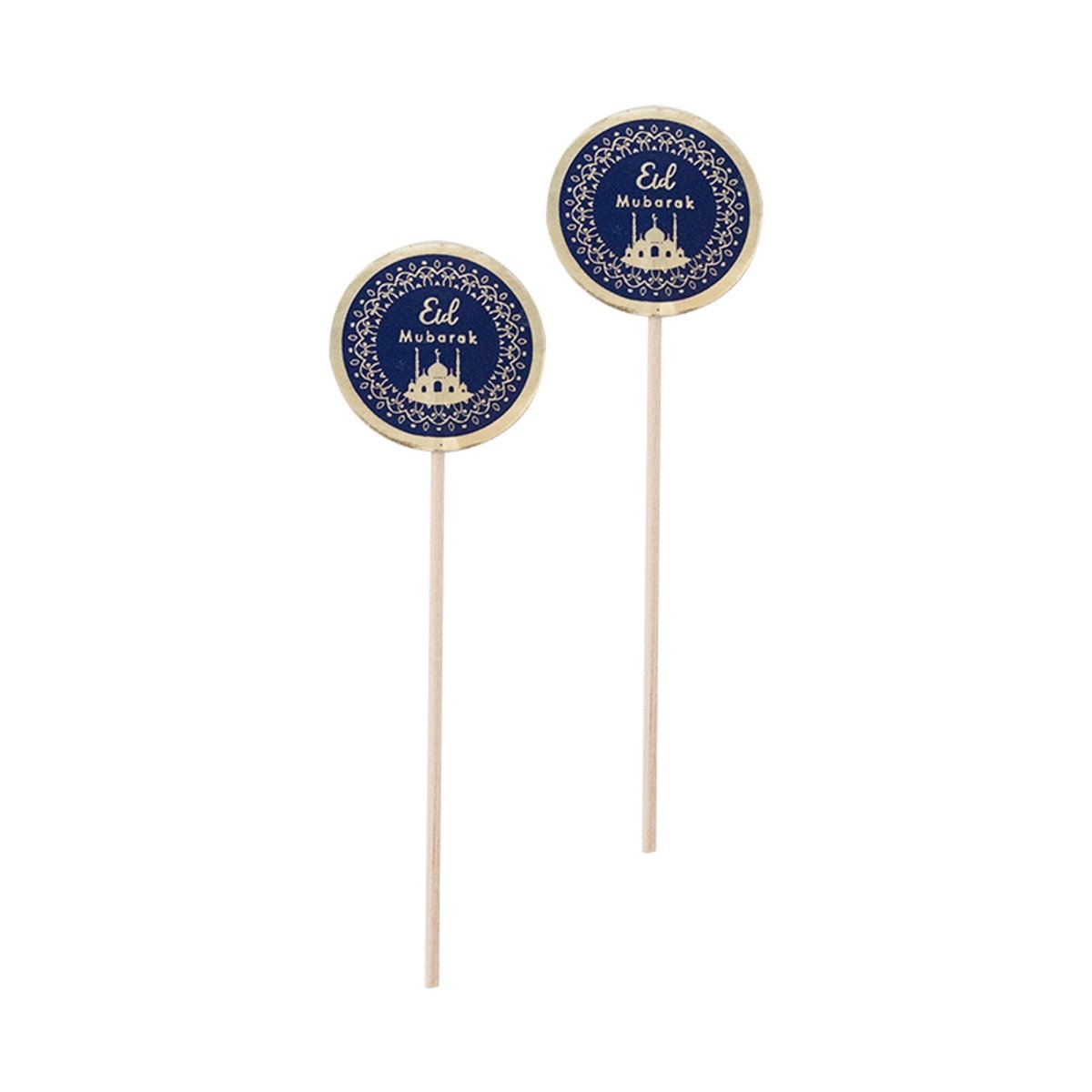 JIATAO INDUSTRY (SHANGHAI) CO,. Limited Eid Eid Mubarak Cupcake Picks, 8 Count 810120718262