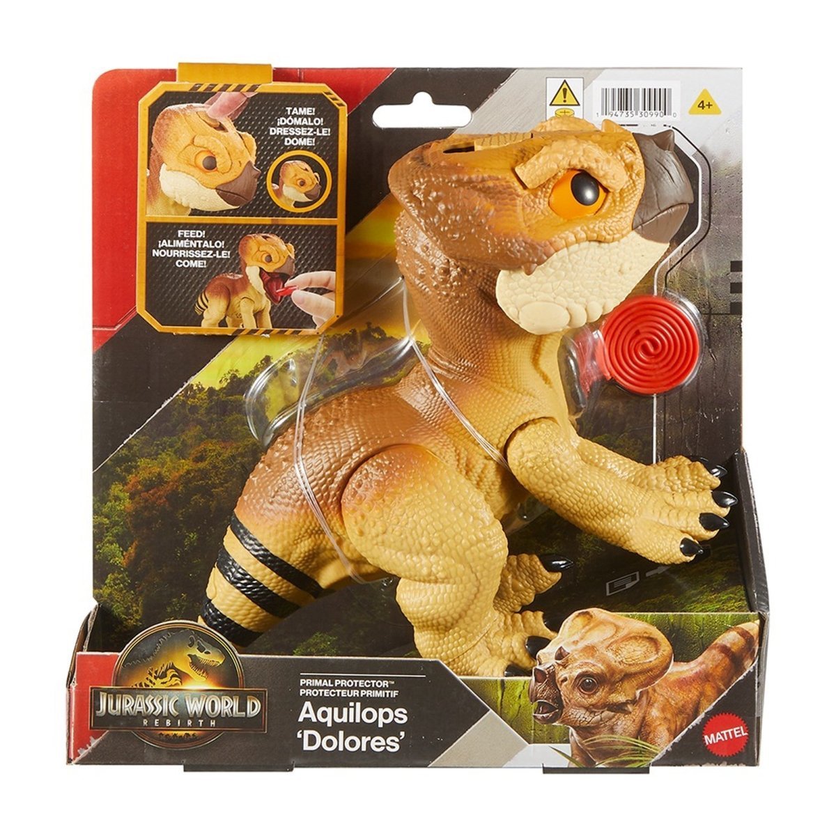 JOUET K.I.D. INC. Toys & Games Jurassic World Interactive Aquilops Dinosaur, 1 Count 10194735309907