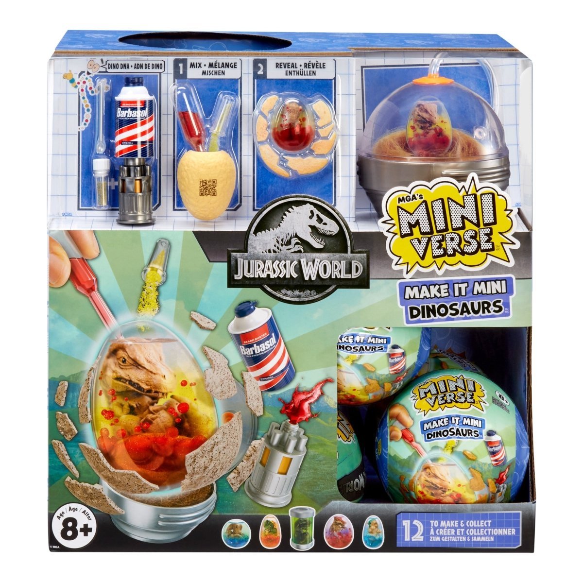 JOUET K.I.D. INC. Toys & Games Jurassic World Miniverse Make it Mini Dinosaur, 1 Count 10035051522543