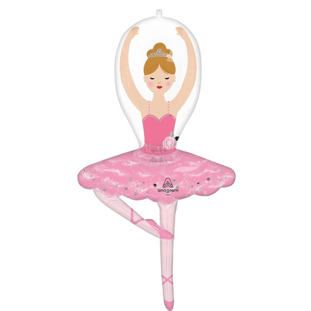 LE GROUPE BLC INTL INC Balloons Ballerina Supershape Foil Balloon, 43 Inches, 1 Count 026635478540