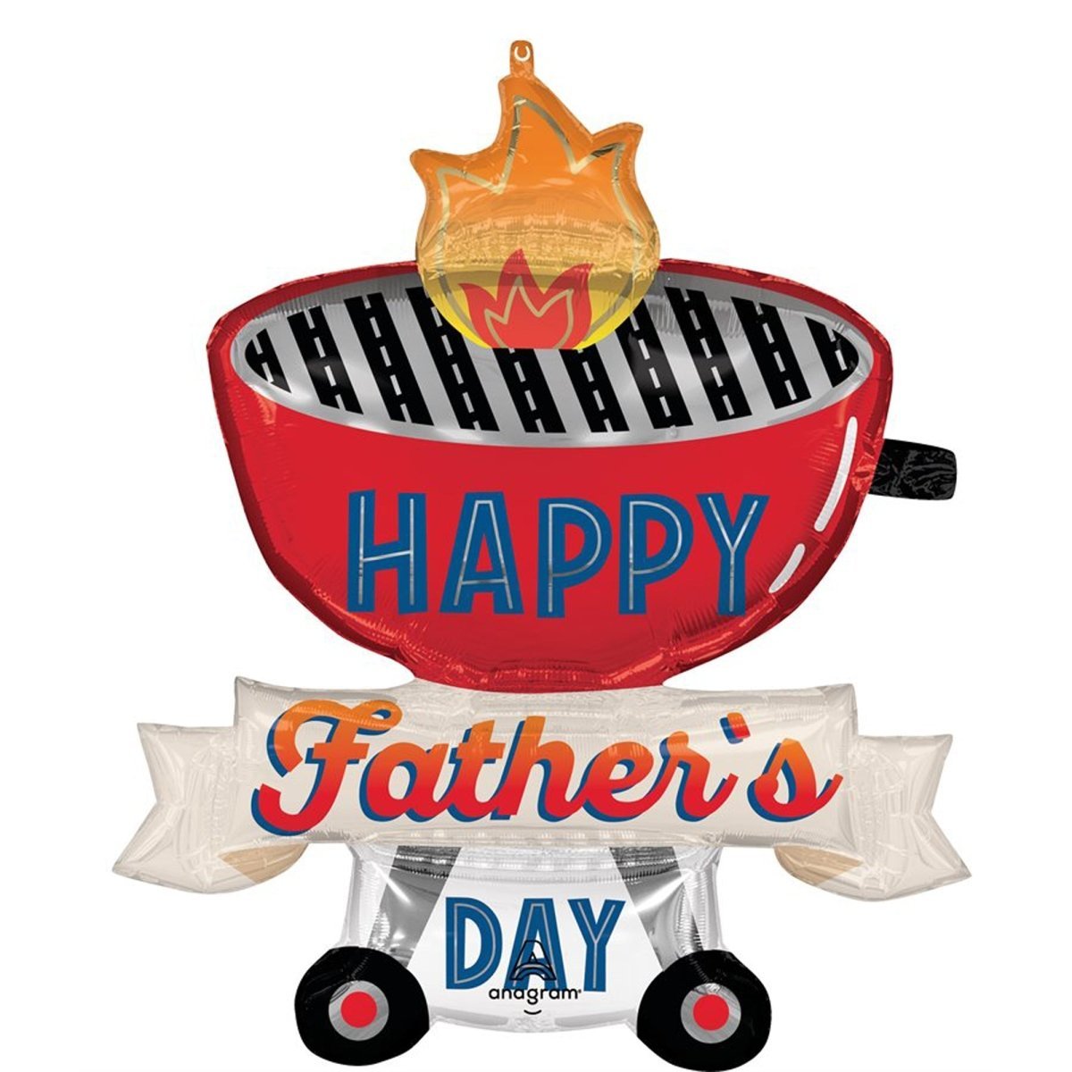 LE GROUPE BLC INTL INC Balloons Dad's Grill Supershape Foil Balloon, 29 Inches, 1 Count 026635475761