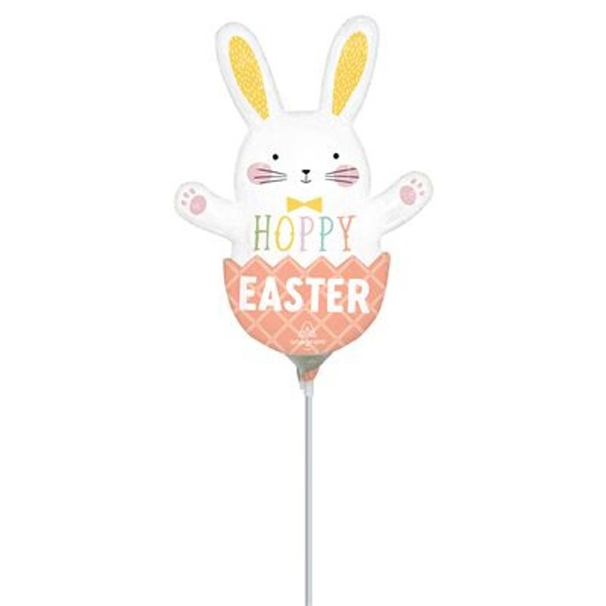 LE GROUPE BLC INTL INC Balloons Happy Easter Bunny Air-Filled Foil Balloon, 1 Count 026635464130