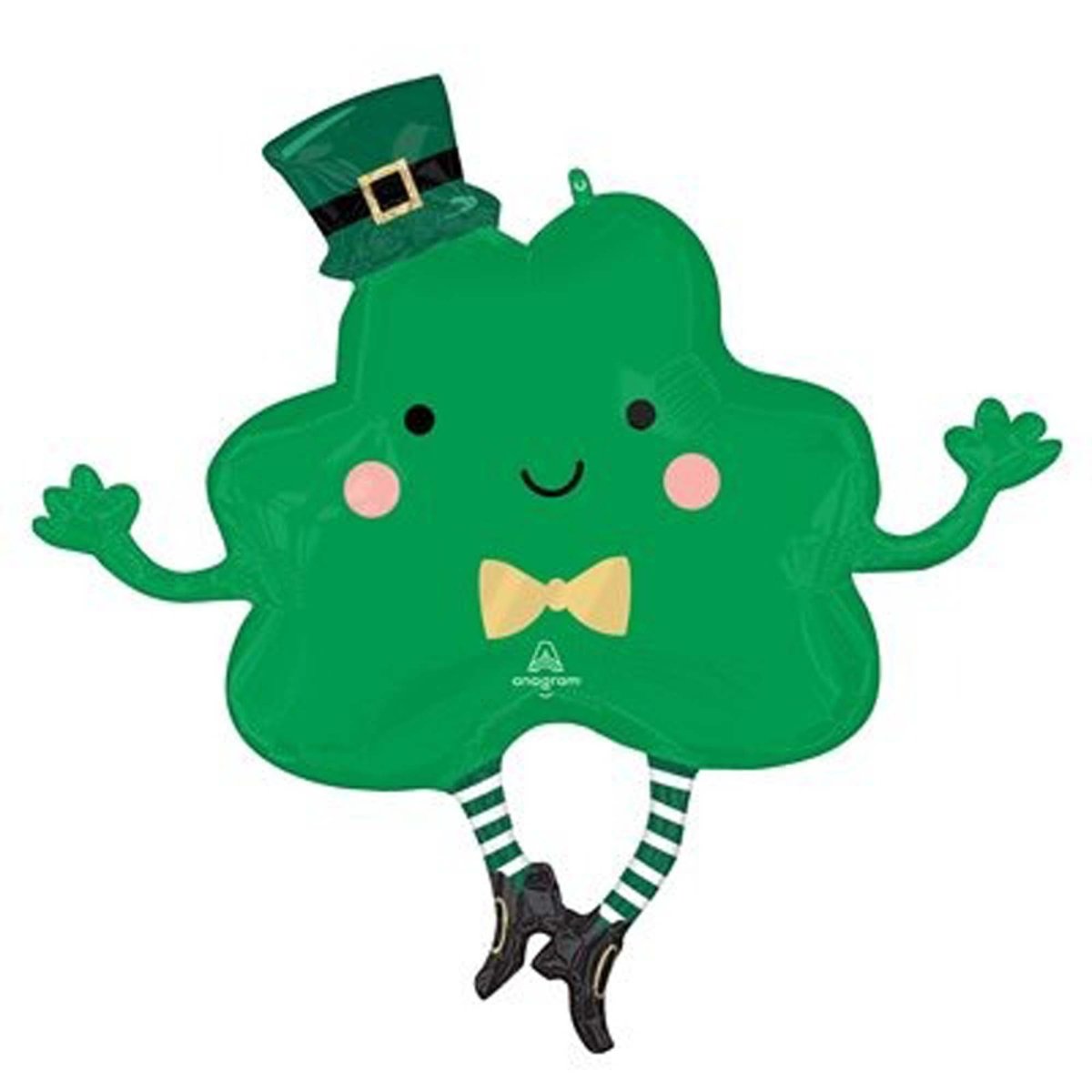 LE GROUPE BLC INTL INC Balloons St-Patrick Lucky Charm Supershape Balloon, 34 Inches, 1 Count 026635472456