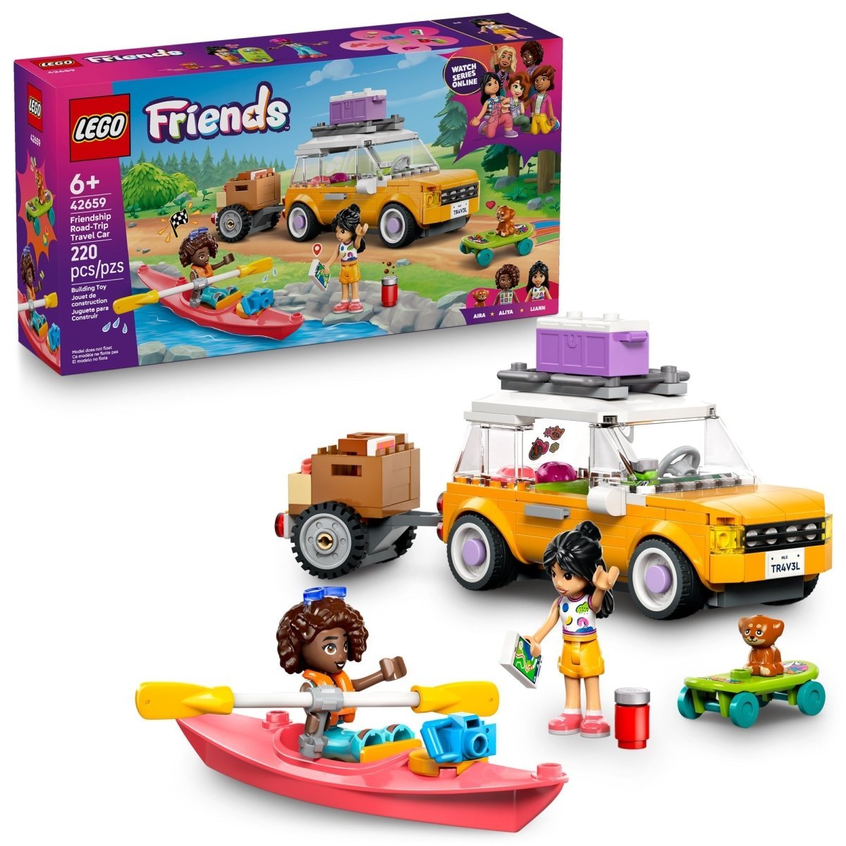LEGO Toys & Games LEGO Friends Friendship Road-Trip Travel Car, 42659, Ages 6+, 220 Pieces 673419404556