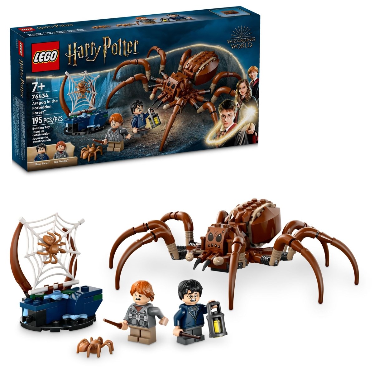 LEGO Toys & Games LEGO Harry Potter Aragog in the Forbidden Forest, 76434, Ages 7+, 195 Pieces 673419393546