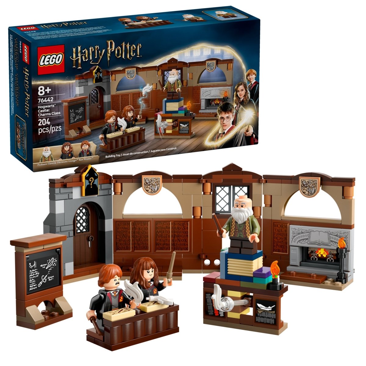 LEGO Toys & Games LEGO Harry Potter Hogwarts Castle: Charms Class, 76442, Ages 8+, 204 Pieces 673419403757