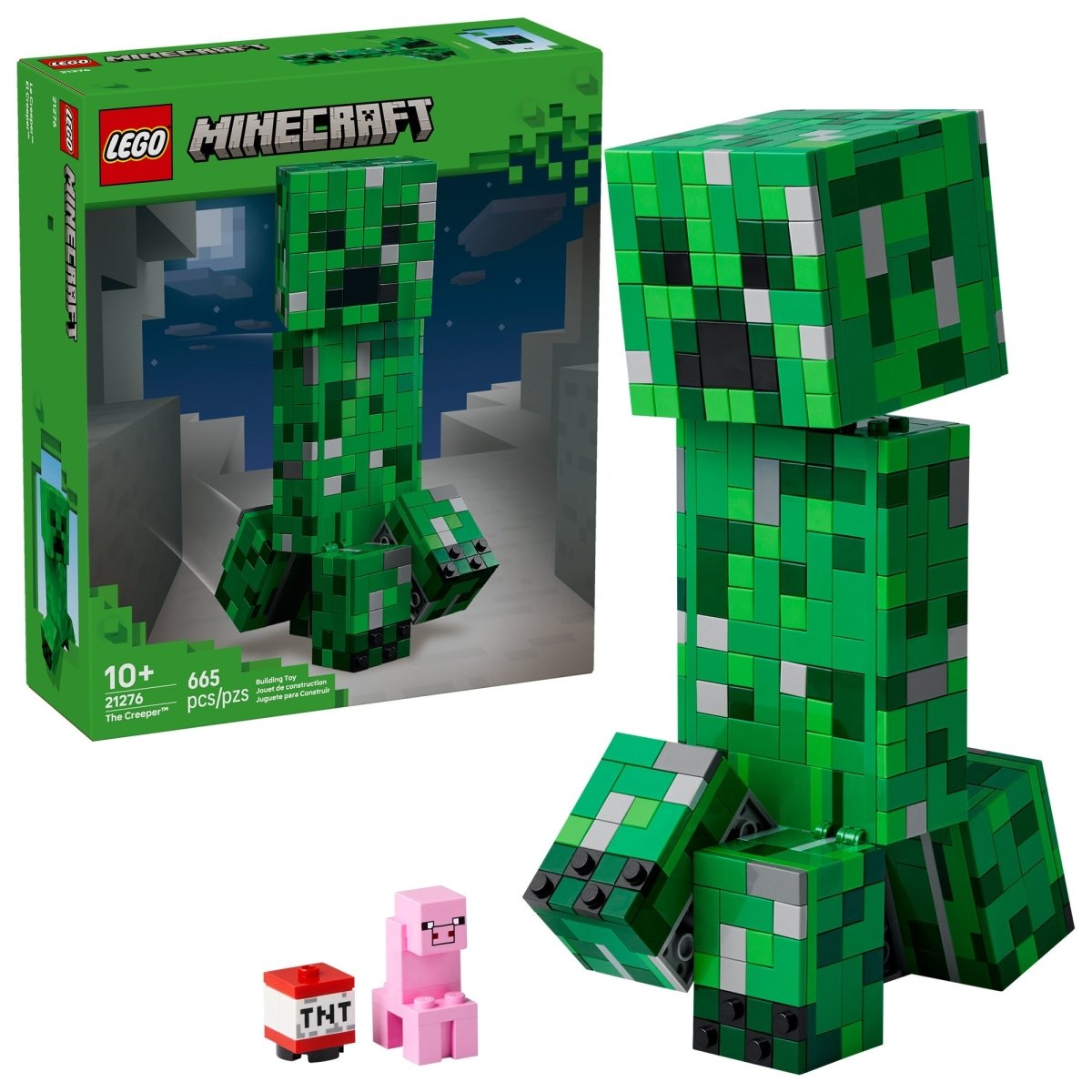LEGO Toys & Games LEGO Minecraft The Creeper, 21276, Ages 10+, 665 Pieces 673419404761