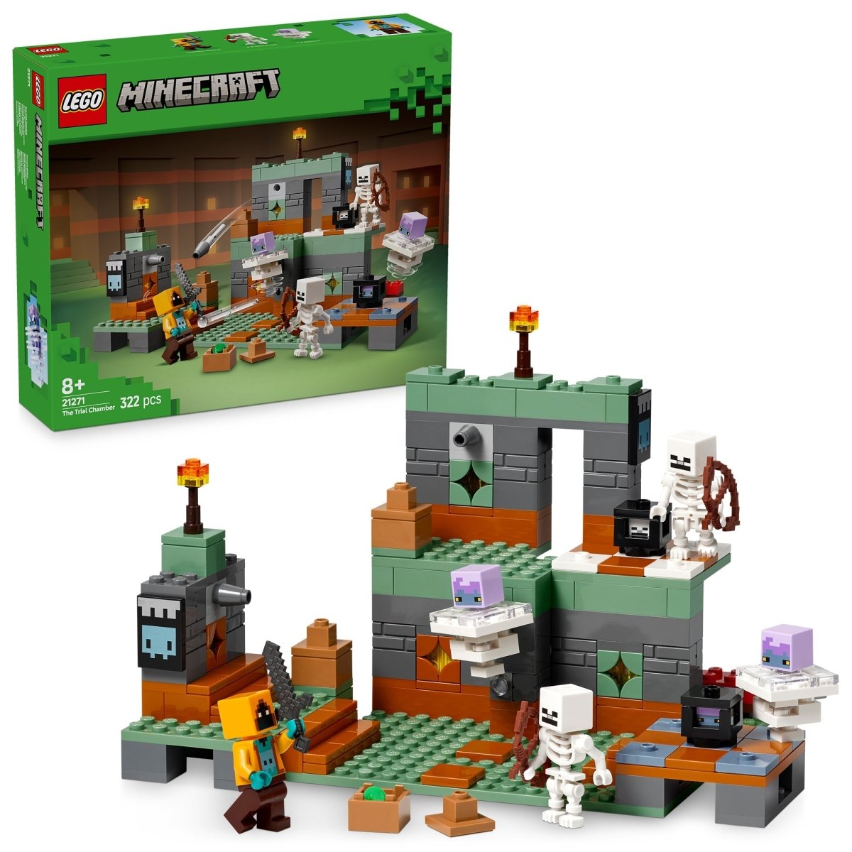 LEGO Toys & Games LEGO Minecraft The Trial Chamber, 21271, Ages 8+, 322 Pieces 673419404716