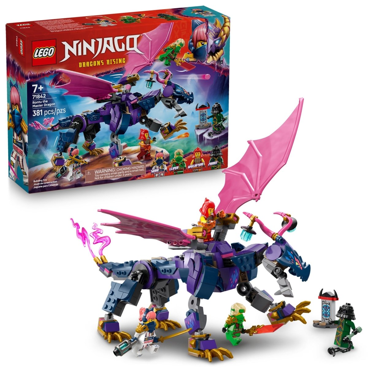 LEGO Toys & Games LEGO Ninjago Rontu the Master Dragon, 71842, Ages 7+, 381 Pieces 673419405119