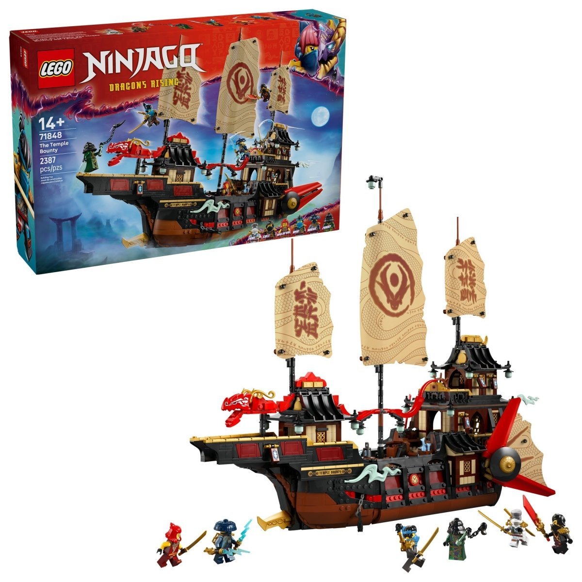 LEGO Toys & Games LEGO Ninjago The Temple Bounty, 71848, Ages 14+, 2387 Pieces 673419405201