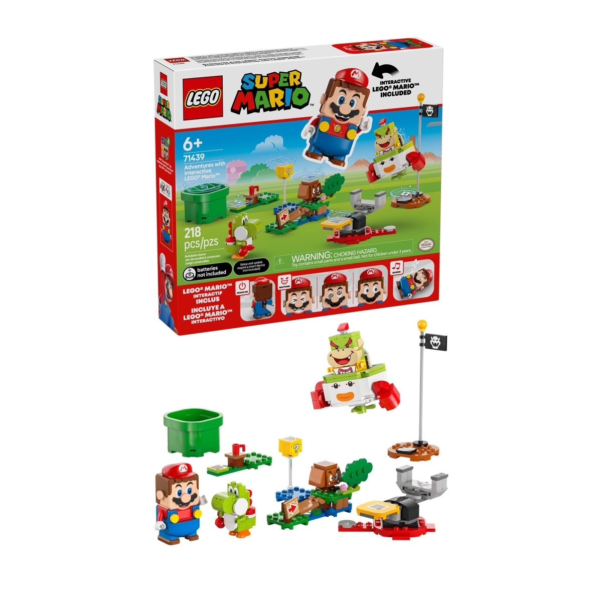 LEGO Toys & Games LEGO Super Mario Adventures with Interactive Mario, 71439, Ages 6+, 218 Pieces 673419391931