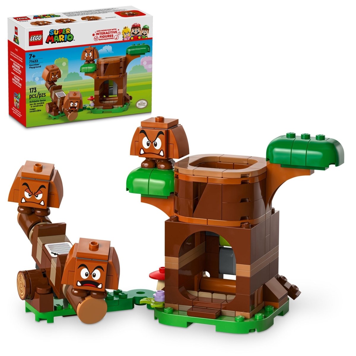 LEGO Toys & Games LEGO Super Mario Goombas' Playground, 71433, Ages 7+, 173 Pieces 673419391795