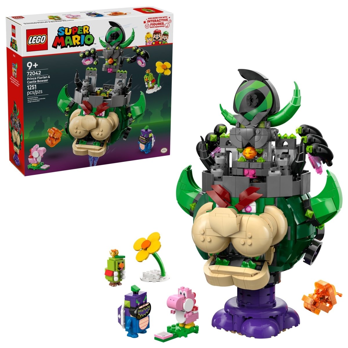 LEGO Toys & Games LEGO Super Mario Prince Florian & Castle Bowser, 72042, Ages 9+, 1251 Pieces 673419405737