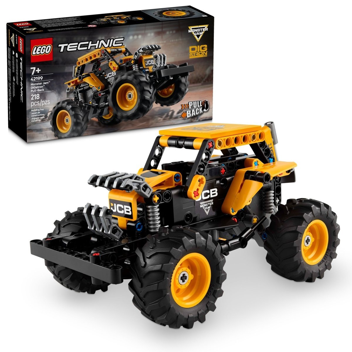 LEGO Toys & Games LEGO Technic Monster Jam DIGatron Pull-Back, 42199, Ages 7+, 218 Pieces 673419404440