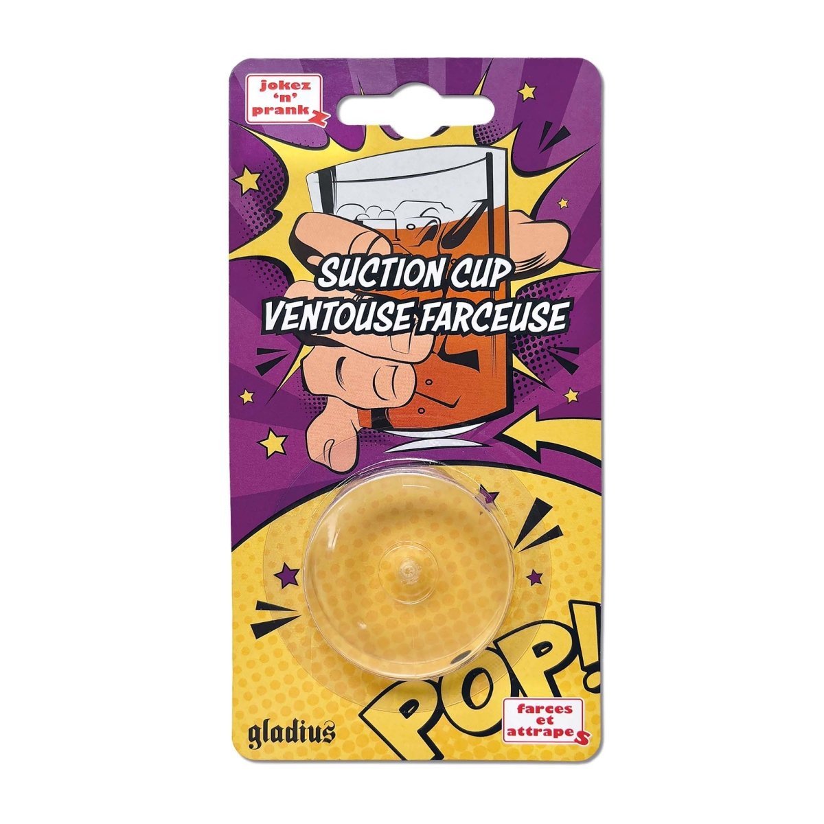 LES ÉDITIONS GLADIUS INT.INC. Novelties Suction Cup Prank, 1 Count