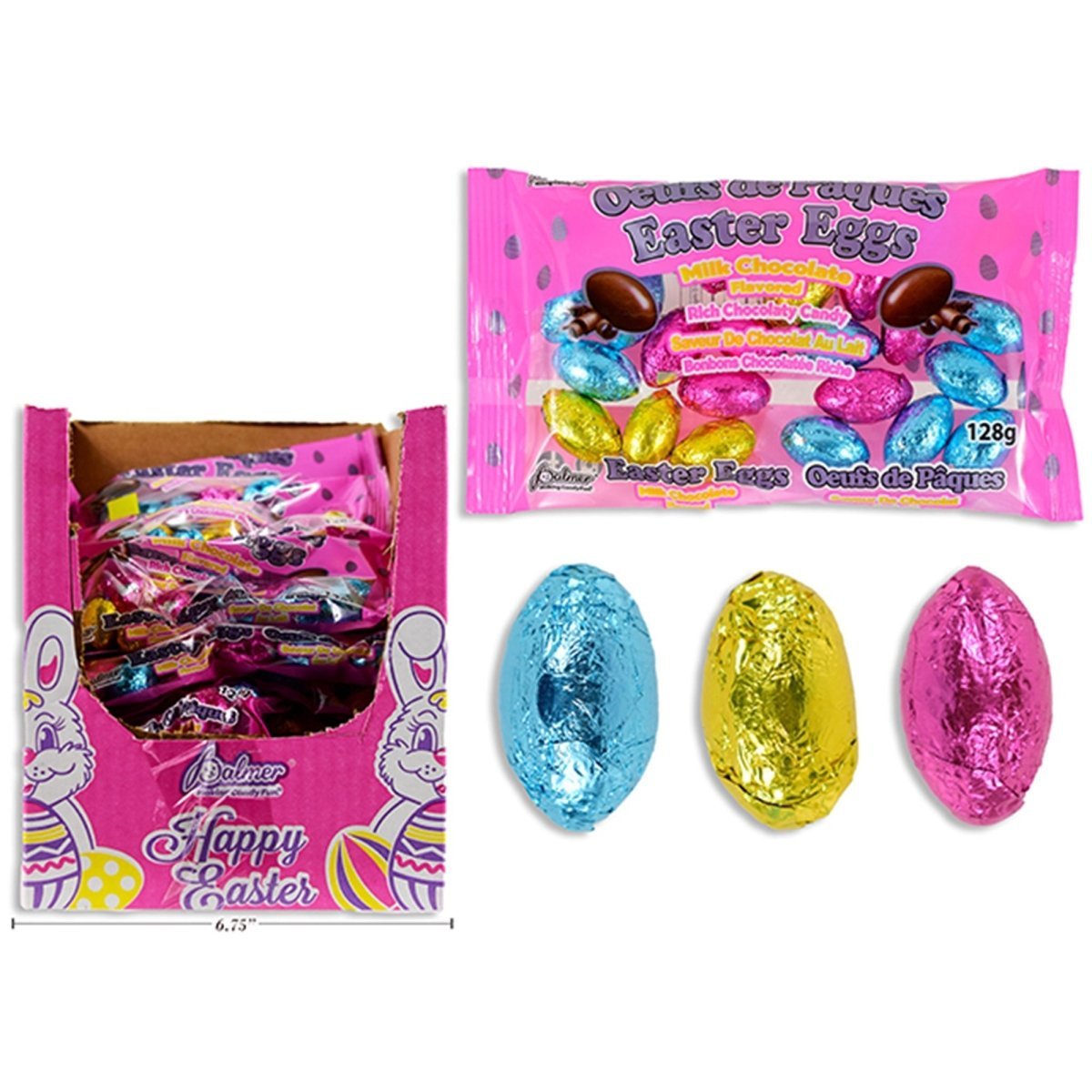 LINK PRODUCT SOLUTIONS Easter Easter Milk Chocolate Eggs, 128g, 1 Count 041269803902