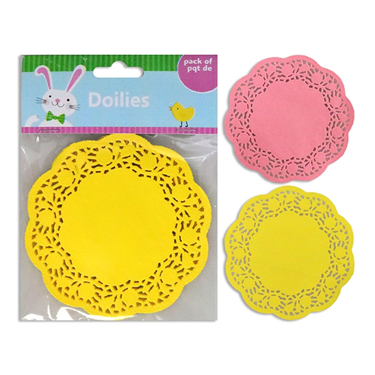 LINK PRODUCT SOLUTIONS Easter Easter Paper Doilies, 9.25 Inches, 10 Count 676844357596
