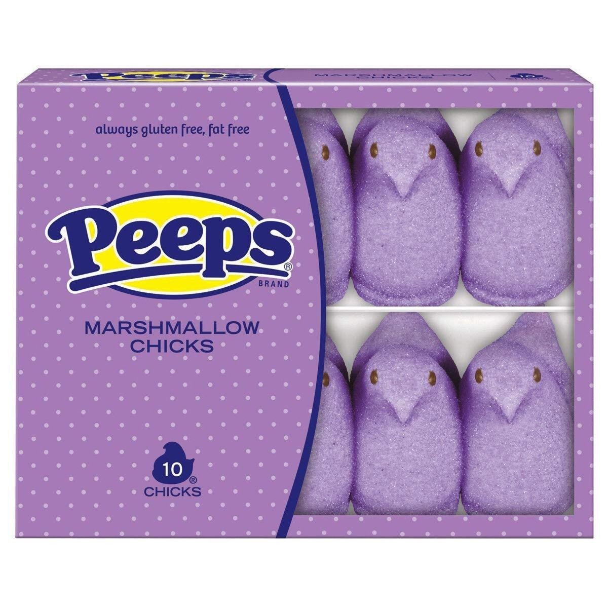 LINK PRODUCT SOLUTIONS Easter Peeps Lavender Purple Chick Marshmallow, 85g, 1 Count 070970542046
