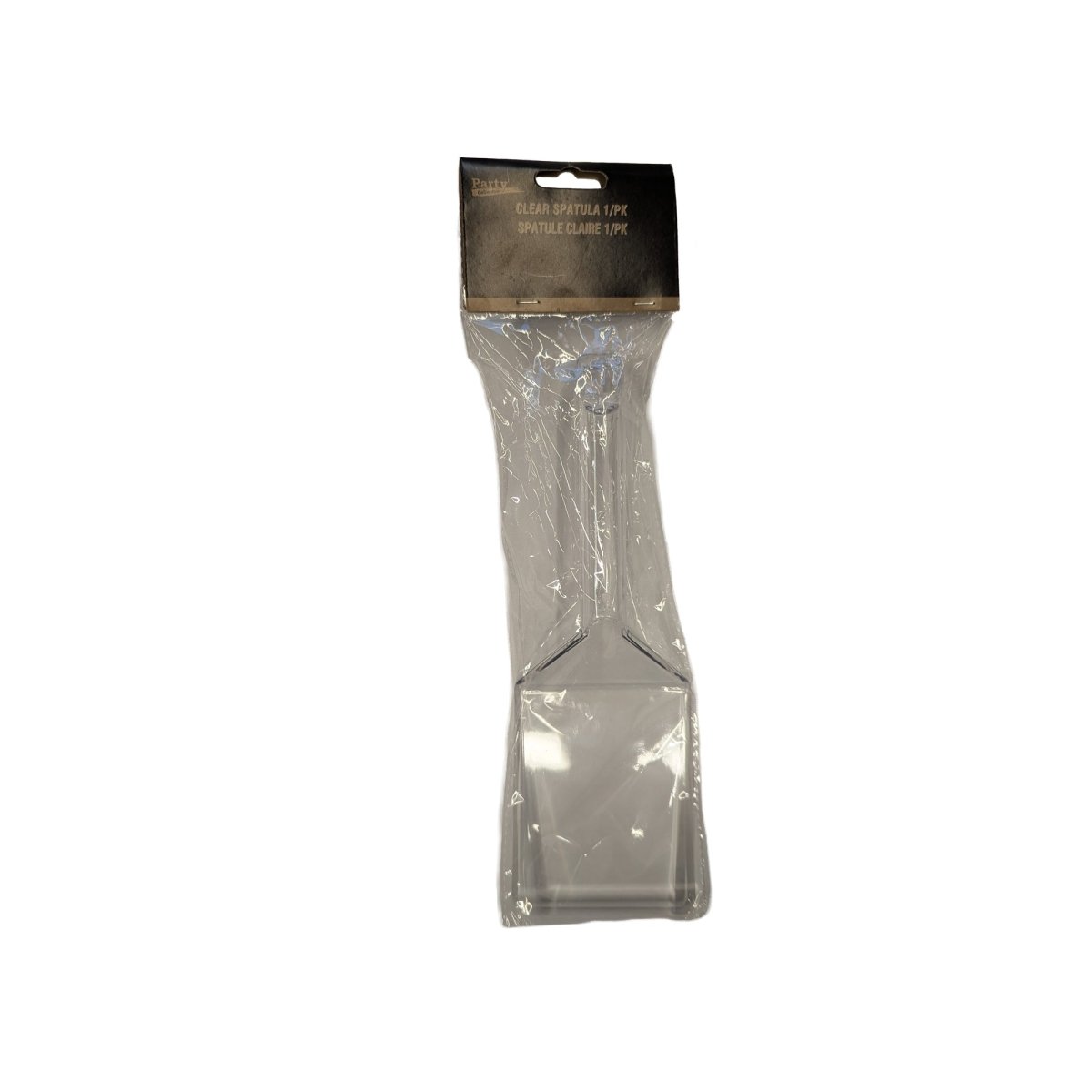 MADISON IMPORTS Disposable-Plasticware Clear Premium Quality Spatula, 1 Count 775310472112