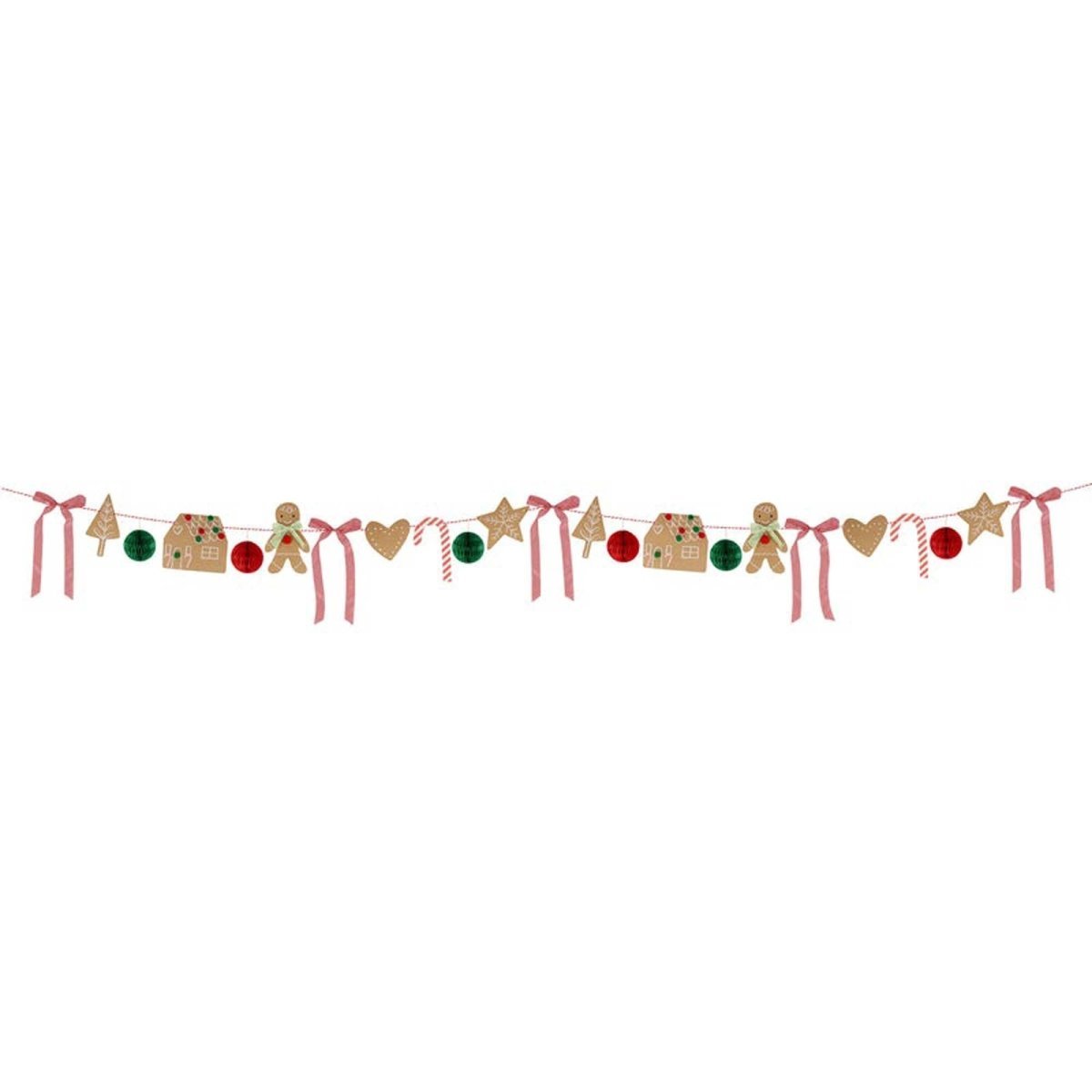 MERI MERI Christmas Sweet Gingerbread Garland, 1 Count 636997293509